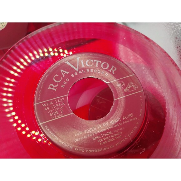 2) Helen Traubel Old Vienna & Sings Wagner (45 RPM) RCA Victor Records Red Seal - Picture 9 of 16
